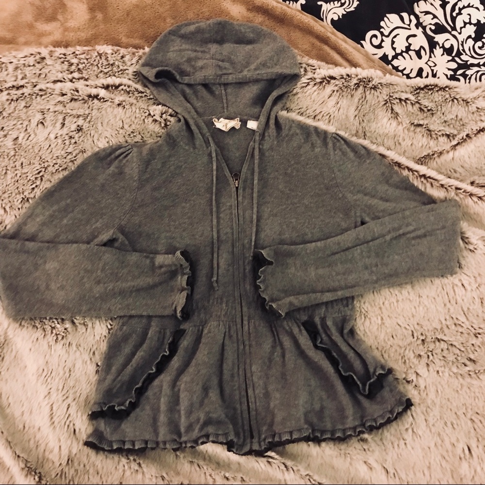 Anthropology Hoodie | Grey | ADORABLE! | Small